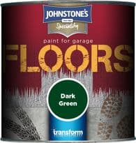 Johnstone's Garage Floor Paint Semi Gloss 250ml - Dark Green