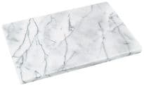 Judge Polished White Marble Board - 30 x 20cm