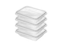 Kitchen Essentials Food Storage Boxes - 750ml Pack 4