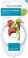 KitchenCraft Apple Corer And Wedger - Stainless Steel Blade