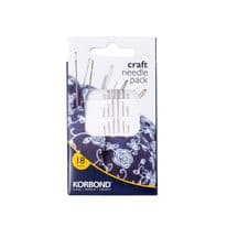 Korbond Craft Needle Pack - 18 Piece