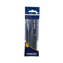 Korbond Hook & Loop Iron On Black - 2cm x 50cm