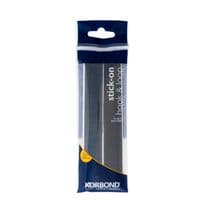 Korbond Hook & Loop Stick On - Black 2cm x 50cm