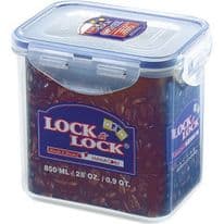 Lock & Lock Food Storage Container - Rectangular - 850ml (137 x 104 x 120mm)
