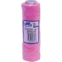 Marshalltown Masons Braided Nylon Line - Fluorescent Pink - 250' (76m)