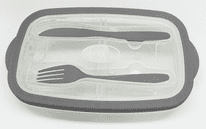 Microwave Essentials Lunch Box With Cutlery
