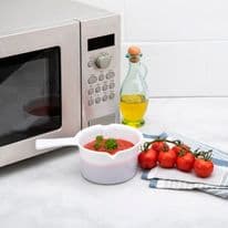 Microwave It Polly Prop Sauce Pan - 500ml White