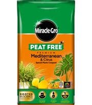 Miracle-Gro® Peat Free Premium Mediterranean & Citrus Compost - 10L