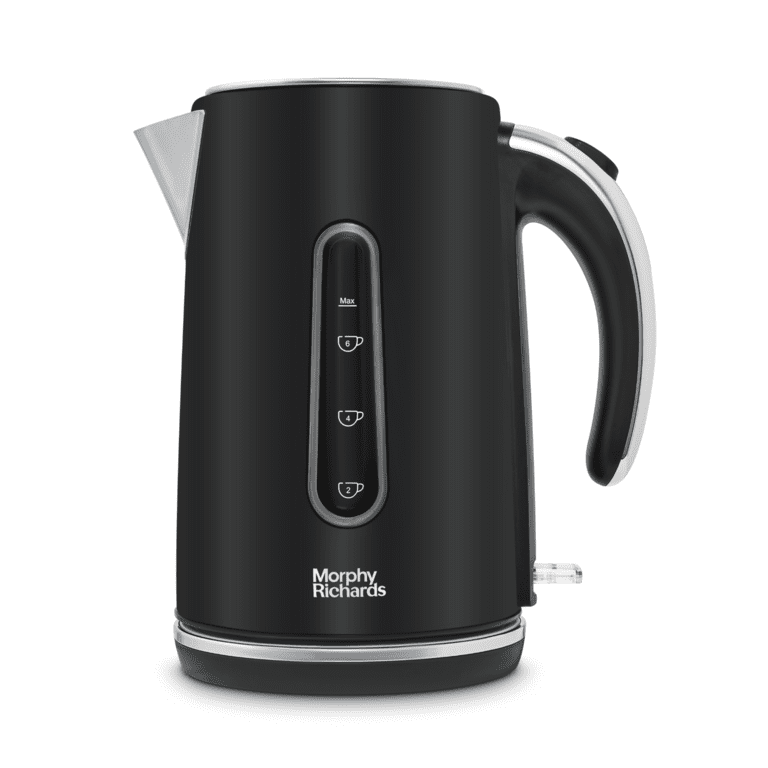 Morphy Richards Jug Kettle 3000w 1 7L - Black Steel