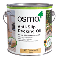 Osmo Anti Slip Decking Oil Topcoat - 2.5L Clear