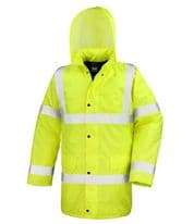 Pencarrie Hi-Vis Yellow Long Jacket - XL