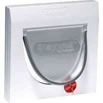 Petsafe Manual 4 Way Locking Classic Cat Flap - White with out Tunnel