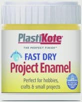 PlastiKote Fast Dry Enamel Brush On - Buttercup Yellow - 59ml Bottle