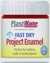 PlastiKote Fast Dry Enamel Brush On - Red Metallic - 59ml Bottle