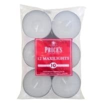 Price's Candles Maxi Tealight Unscented - 12 Pack