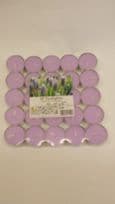 Price's Candles Tealights Pack 25 - Lavender