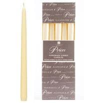 Price's Candles Venetian 10" Candle - Pack 10 Ivory