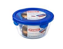 Pyrex Cook & Go Glass Round Dish with Lid - 1.6L