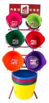 Red Gorilla Assorted Colour Tubs - Display Unit Of 100