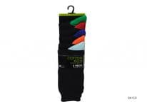 RJM Mens Contrast Heel & Toe Socks - Pack 5