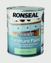 Ronseal Chalky Furniture Paint 750ml - Dusky Mint