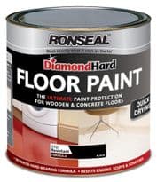 Ronseal Diamond Hard Floor Paint 750ml - Black