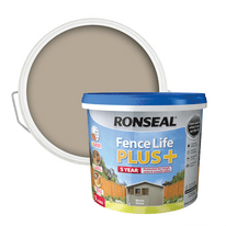 Ronseal Fence Life Plus 9L - Warm Stone