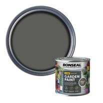 Ronseal Garden Paint 250ml - Charcoal Grey
