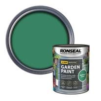 Ronseal Garden Paint 750ml - Rainforest Green