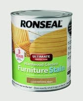 Ronseal Hardwood Furniture Stain 750ml - Clear Natural Matt