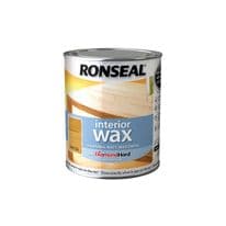 Ronseal Interior Wax Matt 750ml - Dark Oak
