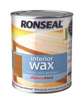 Ronseal Interior Wax Matt 750ml - Medium Oak
