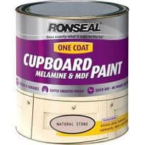 Ronseal One Coat Cupboard Melamine & MDF Paint 750ml - Ivory