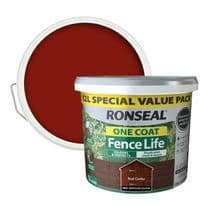 Ronseal One Coat Fence Life 12L - Red Cedar