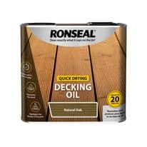 Ronseal Quick Drying Decking Oil 2.5L - Natural Oak