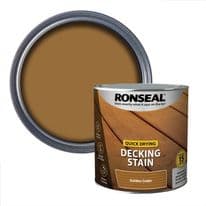 Ronseal Quick Drying Decking Stain 2.5L - Golden Cedar