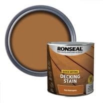 Ronseal Quick Drying Decking Stain 2.5L - Rich Mahogany