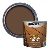 Ronseal Quick Drying Decking Stain 2.5L - Rich Teak