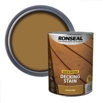 Ronseal Quick Drying Decking Stain 5L - Country Oak