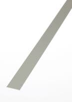 Rothley Flat Bar - Anodised Aluminium - Silver - 25mm x 2.5mm x 1m