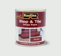 Rustins Quick Drying Step Tile Red - 1L