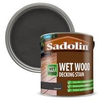 Sadolin Wet Wood Decking Stain 2.5L - Charcoal