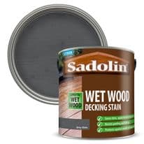 Sadolin Wet Wood Decking Stain 2.5L - Grey Slate