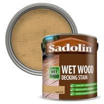 Sadolin Wet Wood Decking Stain 2.5L - Light Oak