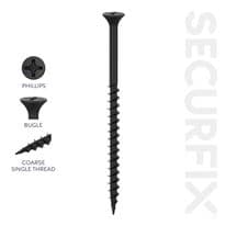 Securfix Collated Drywall Screws - 7 x 1 ½" - 3.9 x 38mm Pack of 1000
