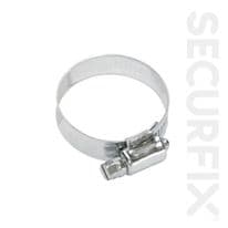 Securfix Trade Pack Hose Clip 16-25mm Zinc Plated - 10 Pack