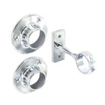 Securit 1 Centre & 2 End Sockets Chrome Plated - 19mm