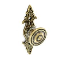 Securit Antique Knobs with Backplates (2) - AN 30mm