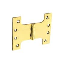Securit Parliament Hinges Polished Brass (1 1/2 Pair) - 4" x 3" x 5" - Pack of 1