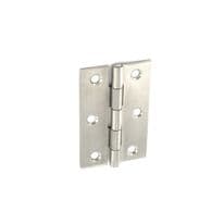 Securit Stainless Steel Satin Butt Hinges - 75mm